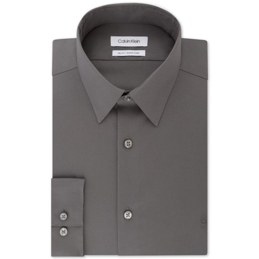Calvin Klein Mens Logo Button Up Shirt, NWT